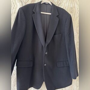 BROOKS BROTHERS Cashmere BLAZER sport Coat Jacket Black 50 R